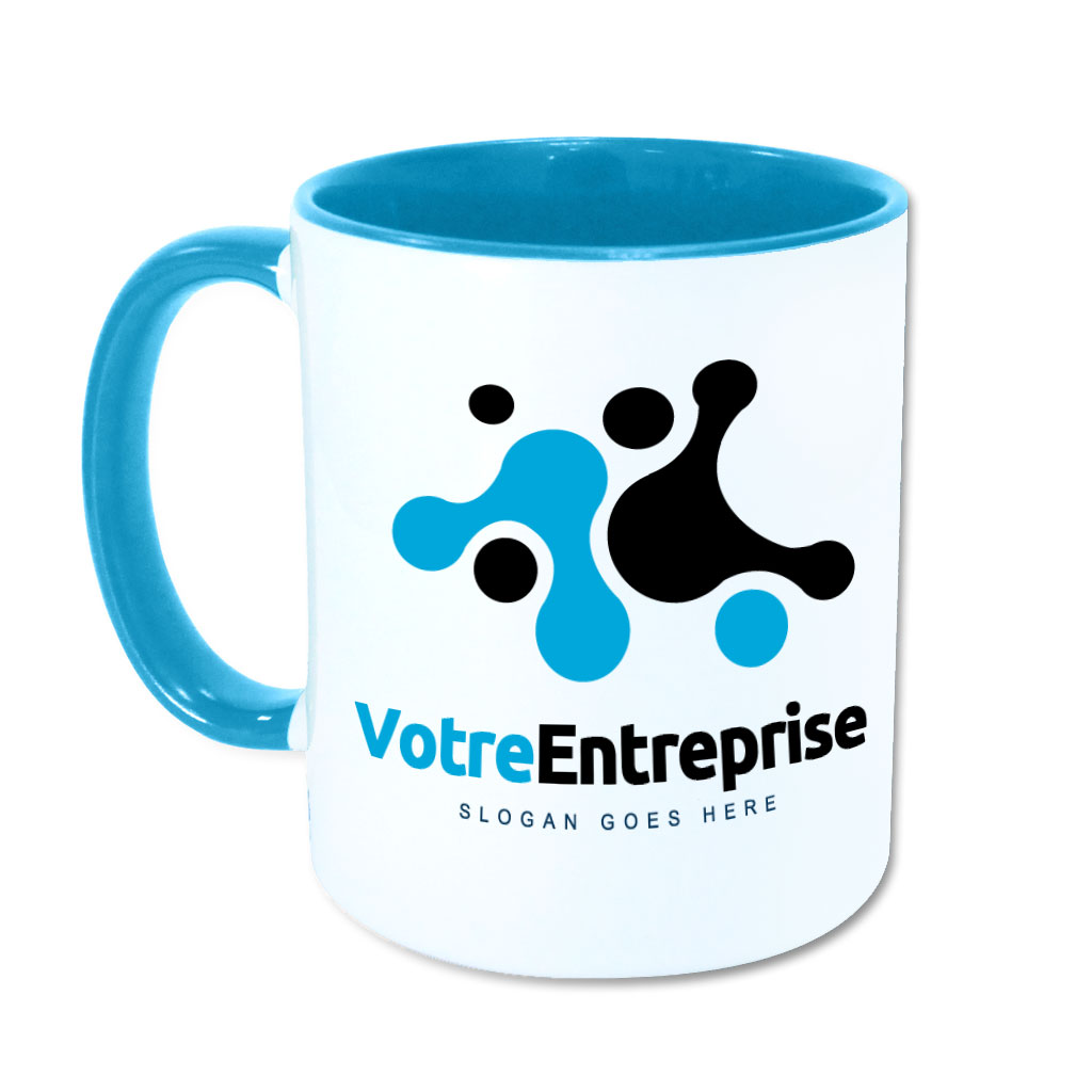 mug couleur bleu clair
