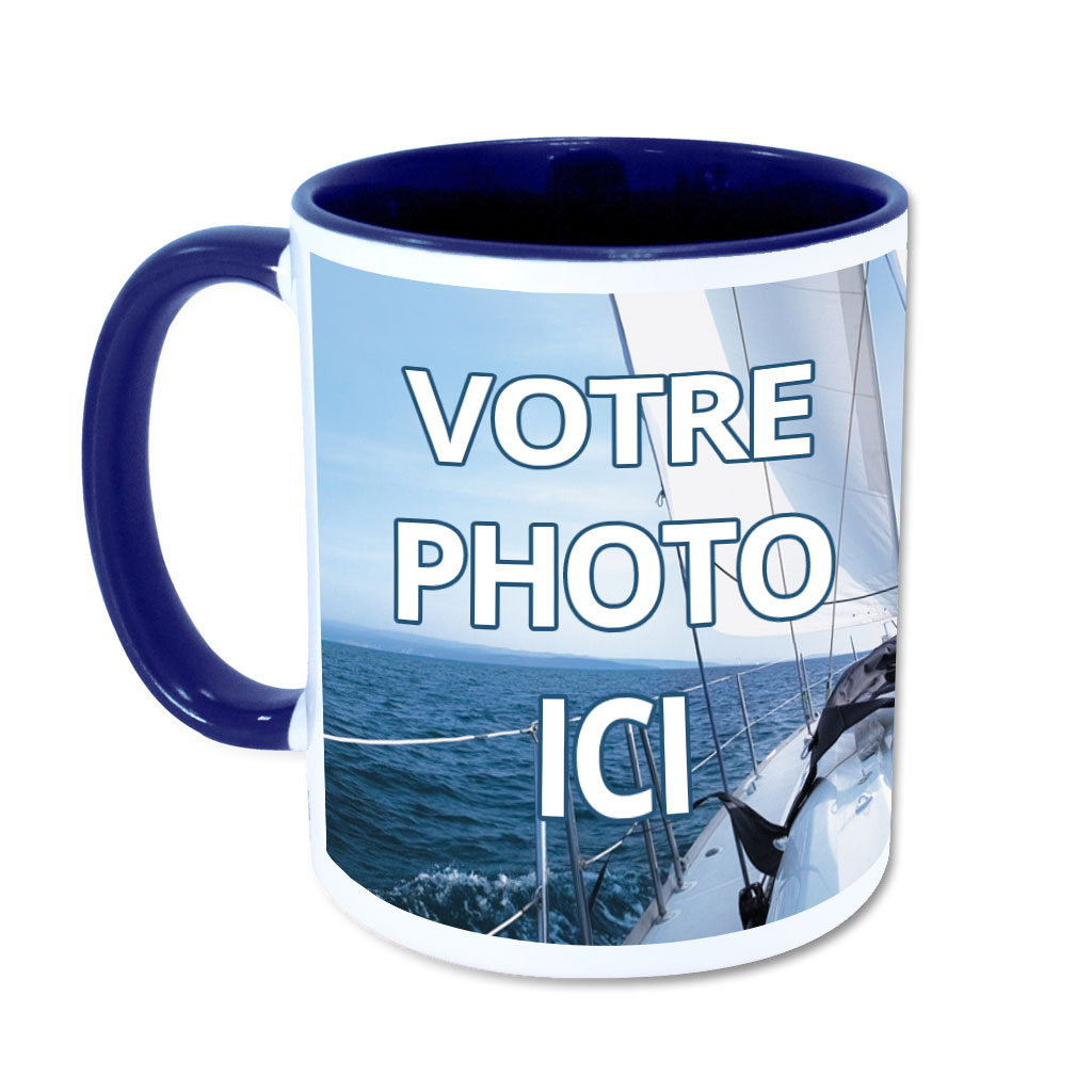 mug couleur bleu marine