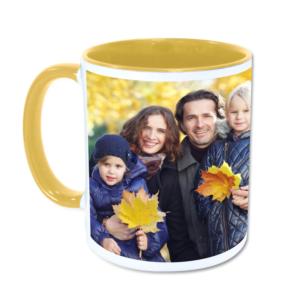 mug couleur jaune