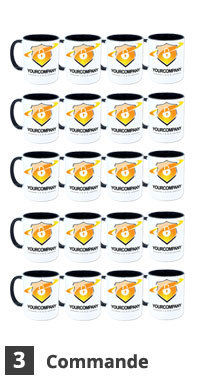 commande de mugs personnalisés